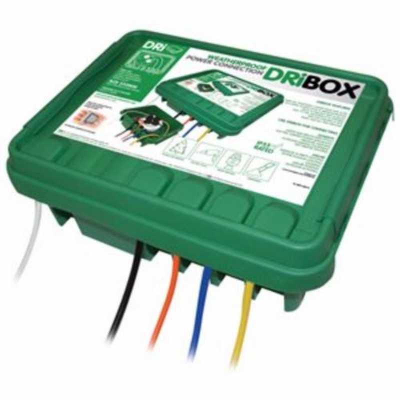 Dribox DB330G 330mm IP55 Weatherproof Connection Box – Green