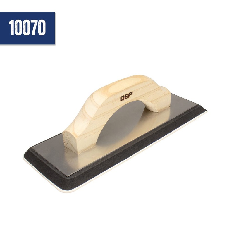 “4 in. x 10.5 in. XL Non-Stick Gum Rubber Grout Float with Wood Handle”