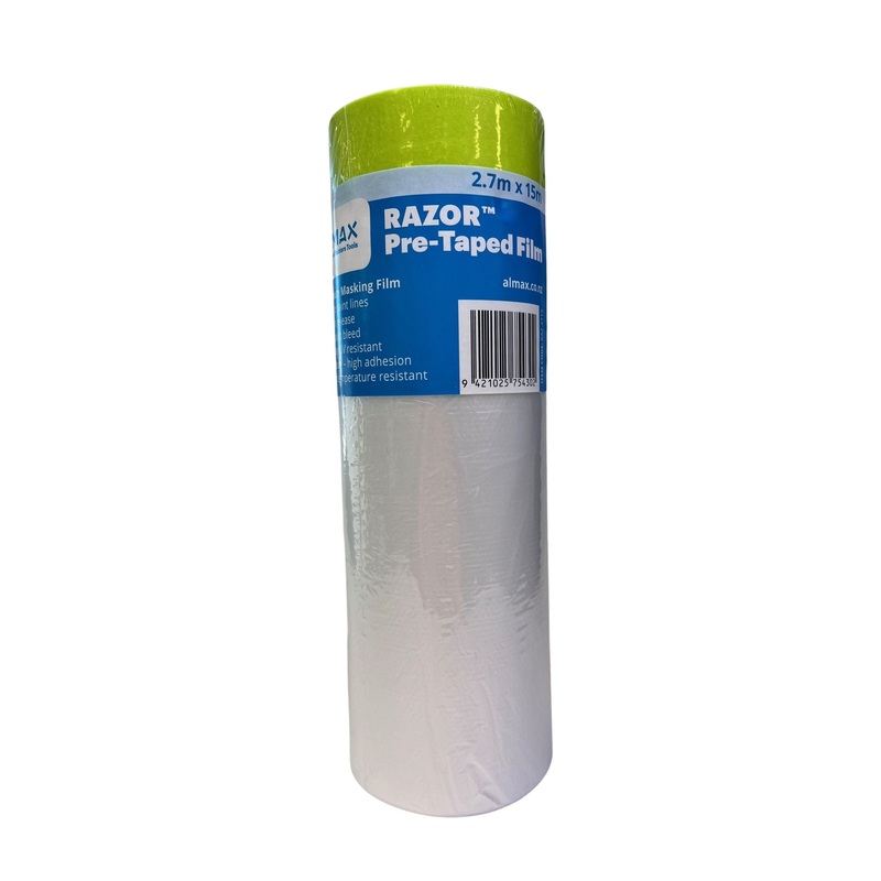 SINGLE Almax RAZOR TAPE Pre-Taped Masking Film 2.7 metres