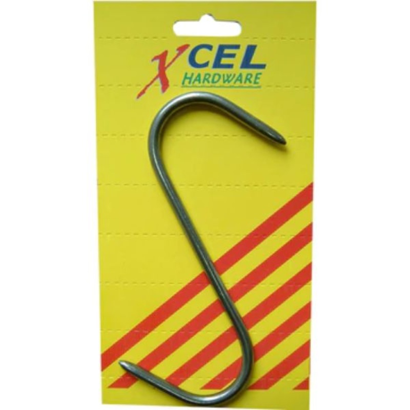 Xcel Meat S-Hook Stainless Steel 6mm x 150mm