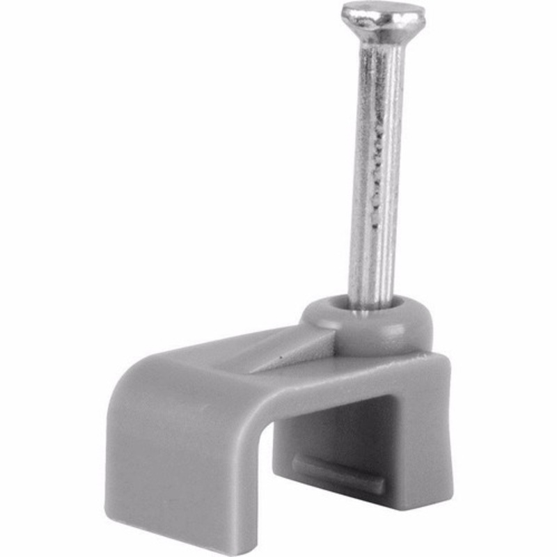 Zexum Grey Flat T&E Cable Clips (100 Pack)