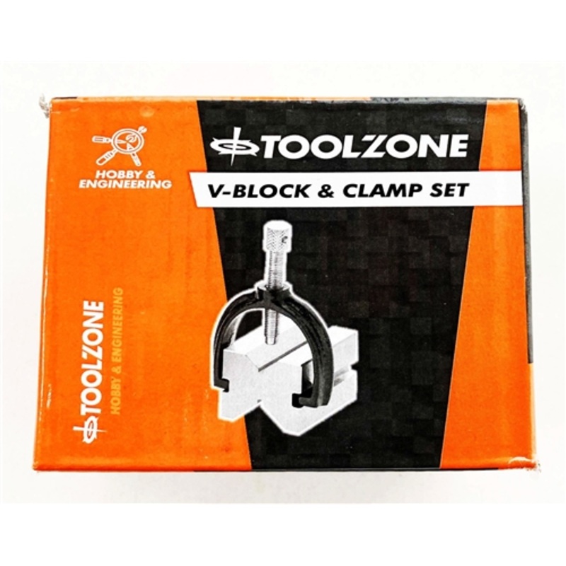 Toolzone V Block And Clamp Set