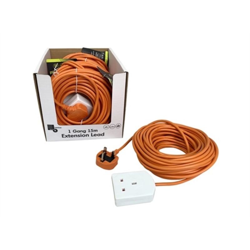 Benross 1 Way 15m Extension Lead, 5A