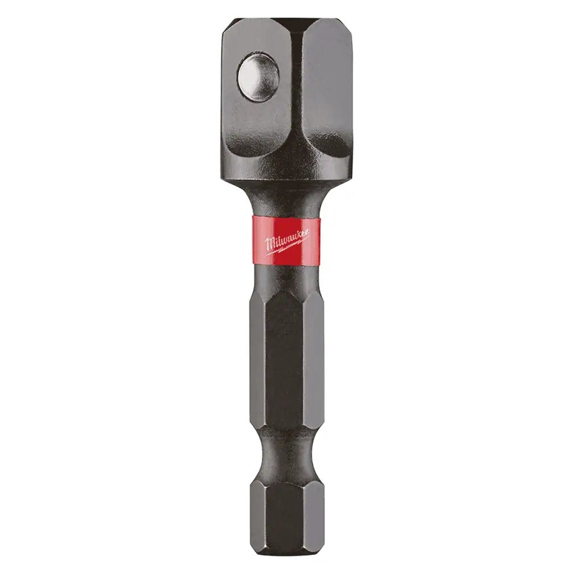 Milwaukee SHOCKWAVE 1/4″ x 3/8″ Square Socket Adapter