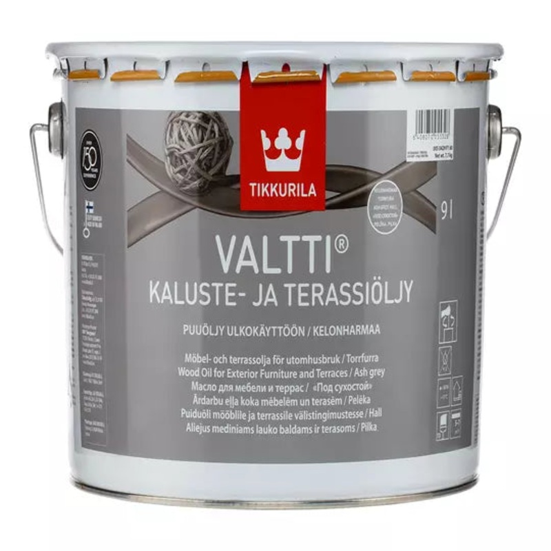 Valtti Furniture and Decking Oil – Grey10 LTR Default Title