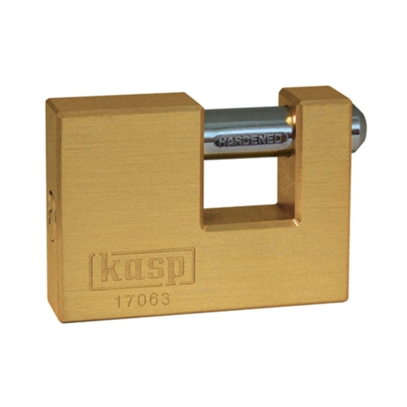 Kasp Brass Shutter Lock – 63mm