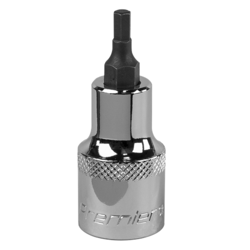 Sealey Premier Hex Socket Bit 4mm 1/2″Sq Drive